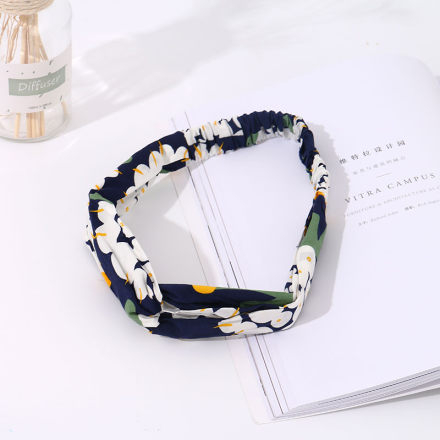 Ximi Vogue Life Printed Blue Headband