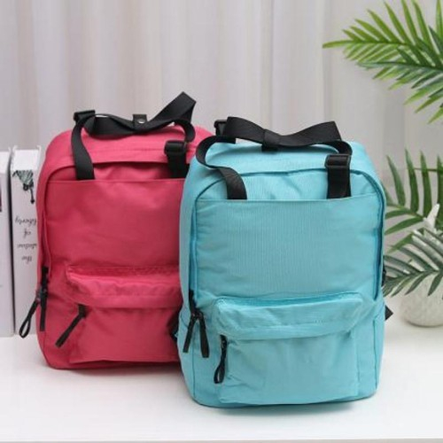 Ximi Vogue Life Simple Style Multi-Function Solid Color Backpack