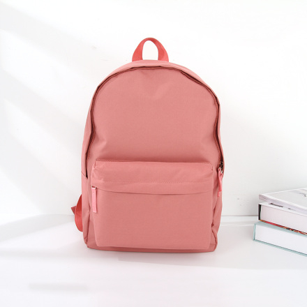 Ximi Vogue Life Simple Style Vogue Lightweight Cloth Backpack (Pink)