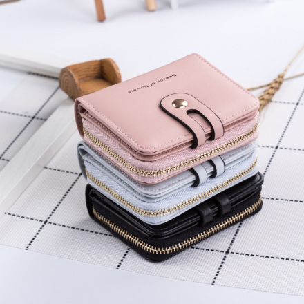 Ximi Vogue Life Stylish 2-in-1 Card Purse Wallet with Zipper