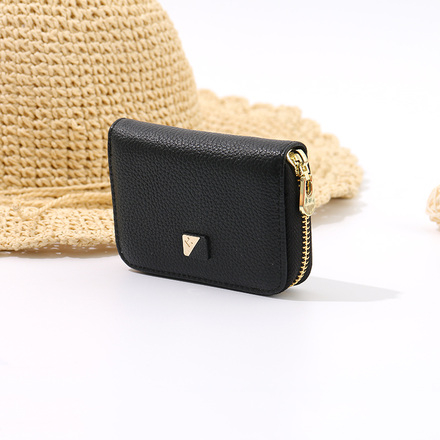 Ximi Vogue Life Stylish Vogue Multi-Slot Card Purse for Women (Black)