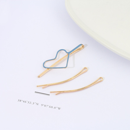 Ximi Vogue Life Sweet Loving-Heart Bobby Pin Set