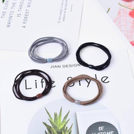 Ximi Vogue Life Five-Stranded Bead Hair Rope (3 Pcs)