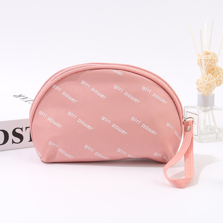 Ximi  Vogue Letters Print Makeup Bag
