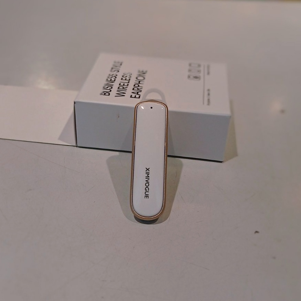 Ximi Business Style Wireless Earphone-B115 (Porcelain White)