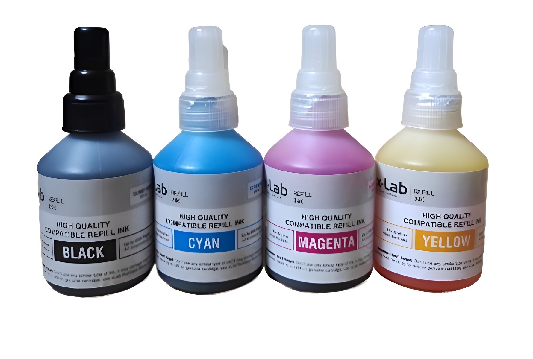 Xlab Compatible Ink For Brother Printer Cyan, Magenta, Yellow And Black , One SET X-Lab INK