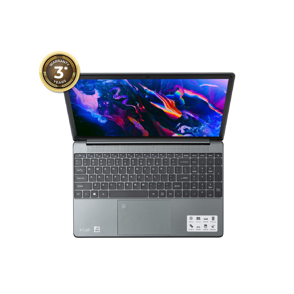 xLab x-Book Series XL-156P Laptop- i3, 8GB RAM, 256GB SSD, Fingerprint Security, 15.6" Full HD Display