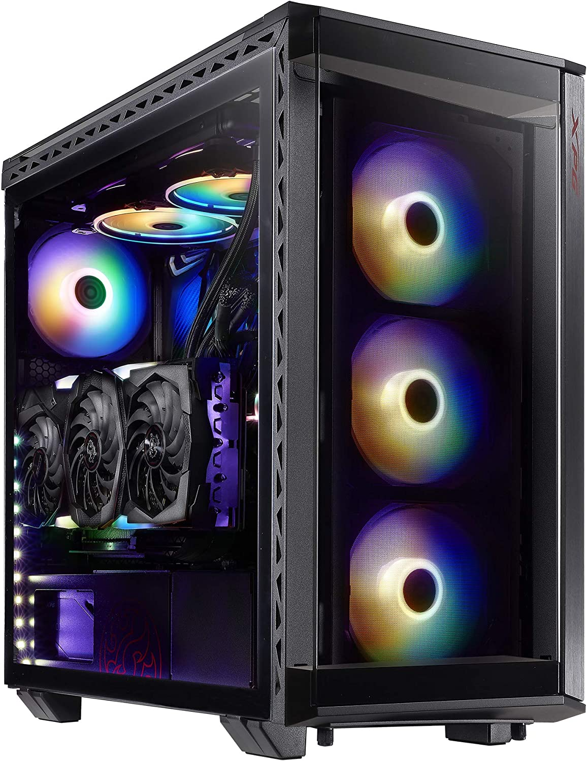 Xpg Battlecruiser-Bkcww - Xpg Mid Tower Gaming Case