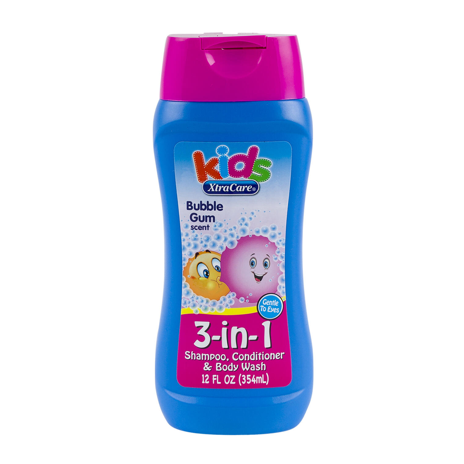 Xtra 12Oz Kids 3 In 1 Shampoo Bubble Gum
