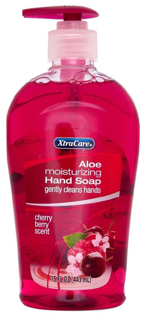 XtraCare Aloe Moisturising Liquid Hand Soap Cherry Berry 443mL