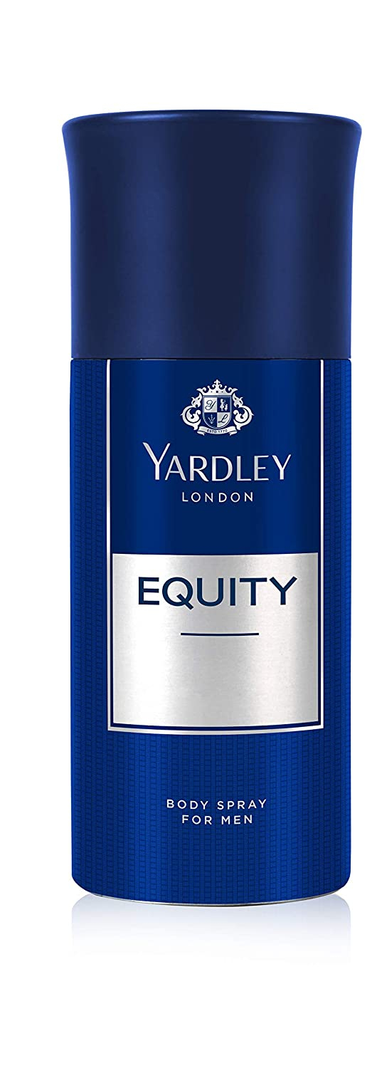 Yardley Equity Body Spray, Fresh Inviting Fragrance, All-Day Long, 150Ml