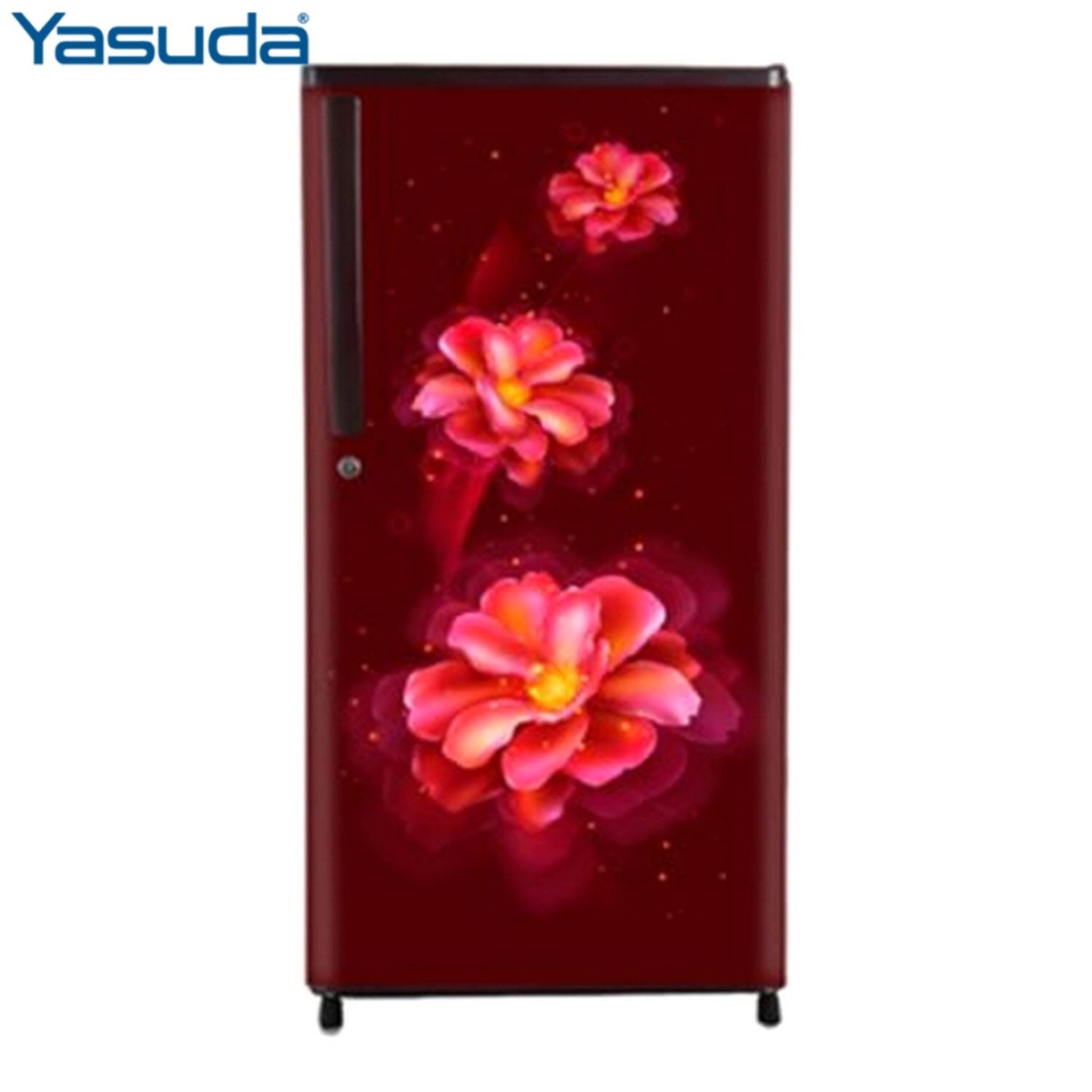 Yasuda Refrigerator YSGS190CWF - 190 Litre Single Door Celio Wine Floral