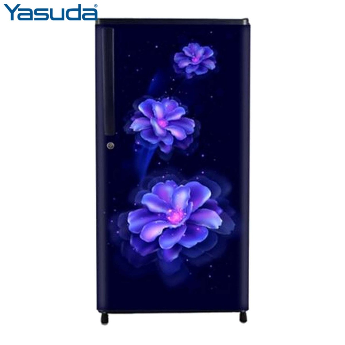 Yasuda Refrigerator YSGS190CBF - 190 Litre Single Door Celio Blue Floral