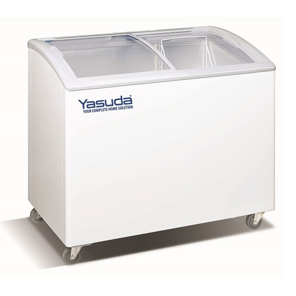 Yasuda 330 Liter Curved Glass Freezer YS-CF330CC