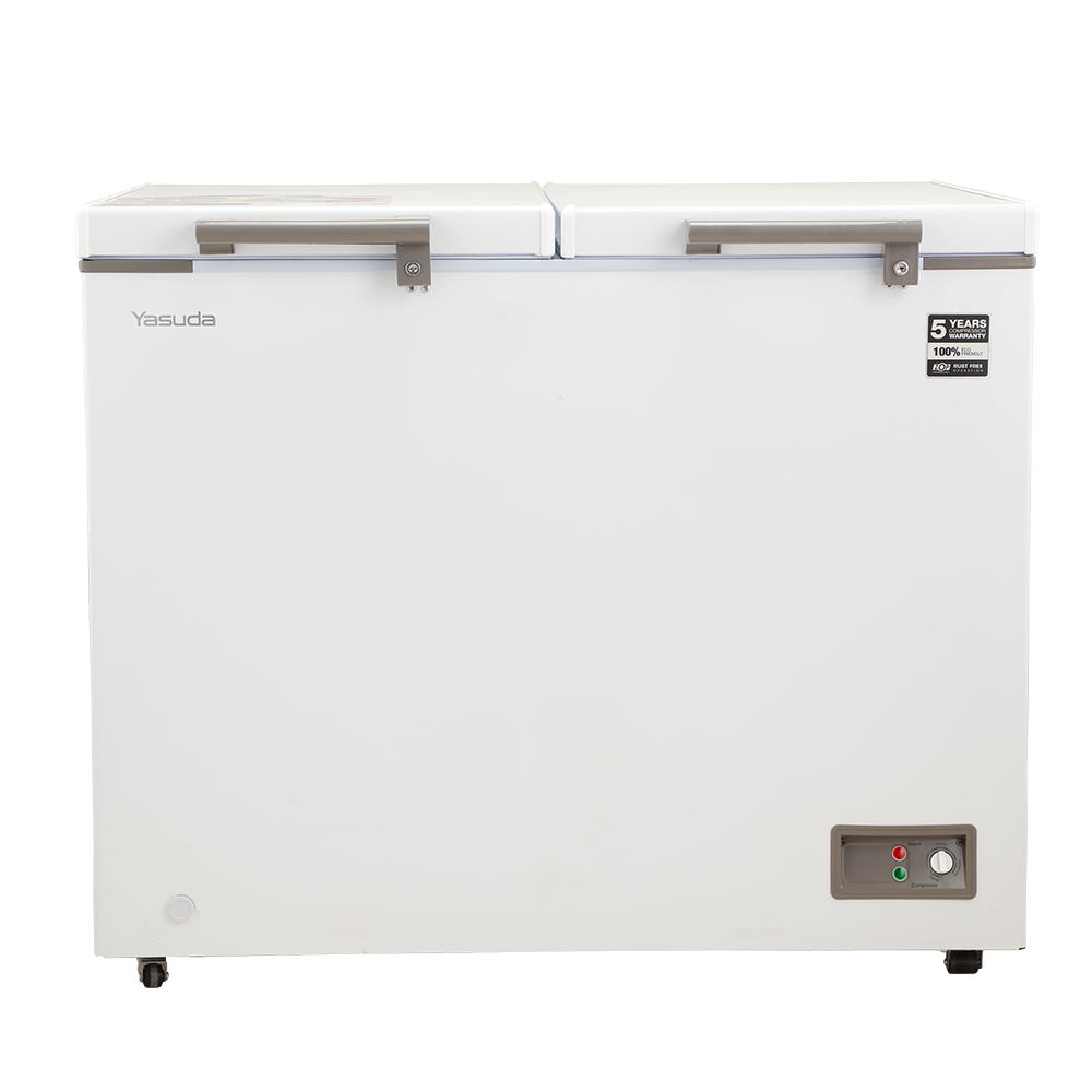 Yasuda 325 Litre Convertible in Royal White Double Door YS-CF325HGC