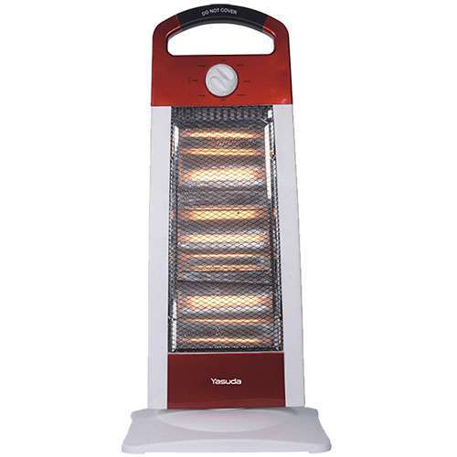 Yasuda 3 Heating Power Halogen Heaters White+Red YS-H122