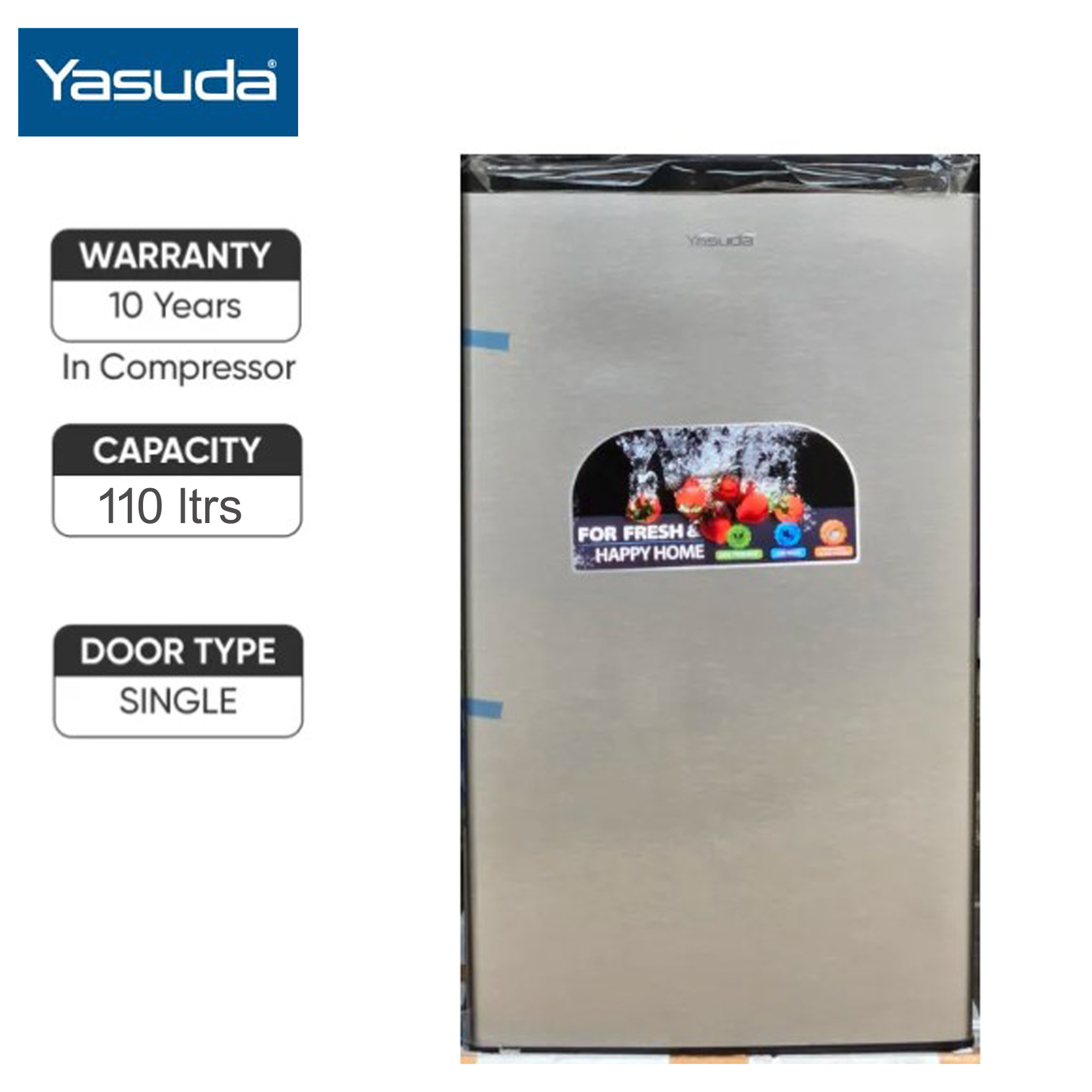Yasuda Mini Fridge 110ltrs Refrigerator YSGS110SH