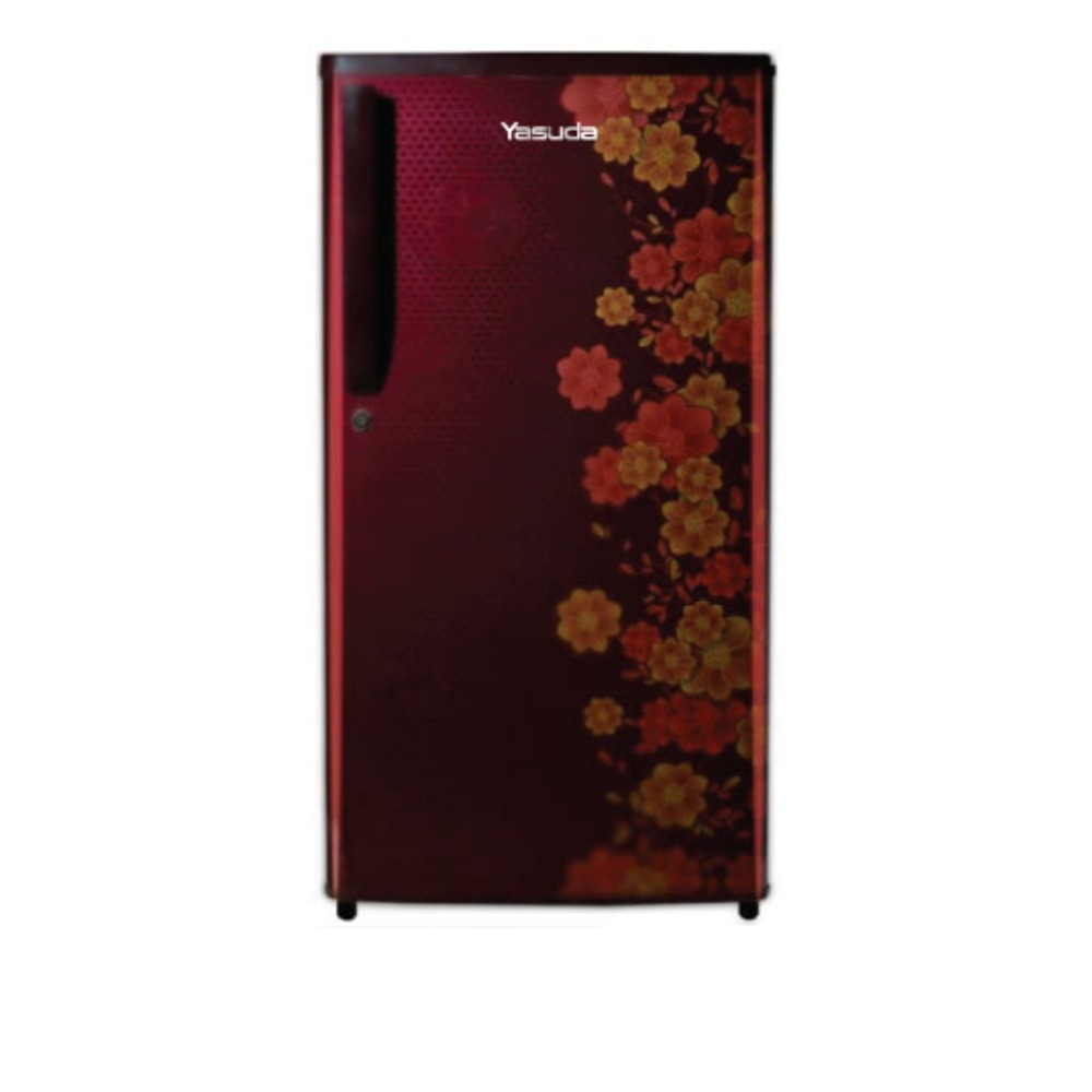 Yasuda Refrigerator YSGS180CWK - 180 Litre Single Door Wine Floral