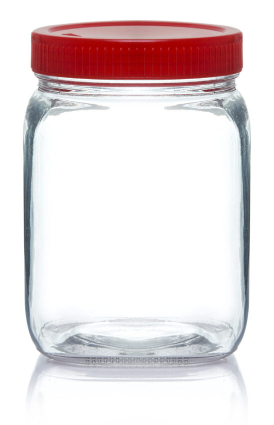 YERA Square Shaped Glass Jar JS-3 1420ML
