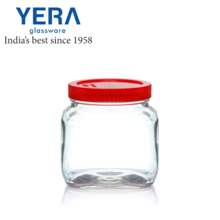 YERA Square Shaped Glass Jar JS-4 1775ML