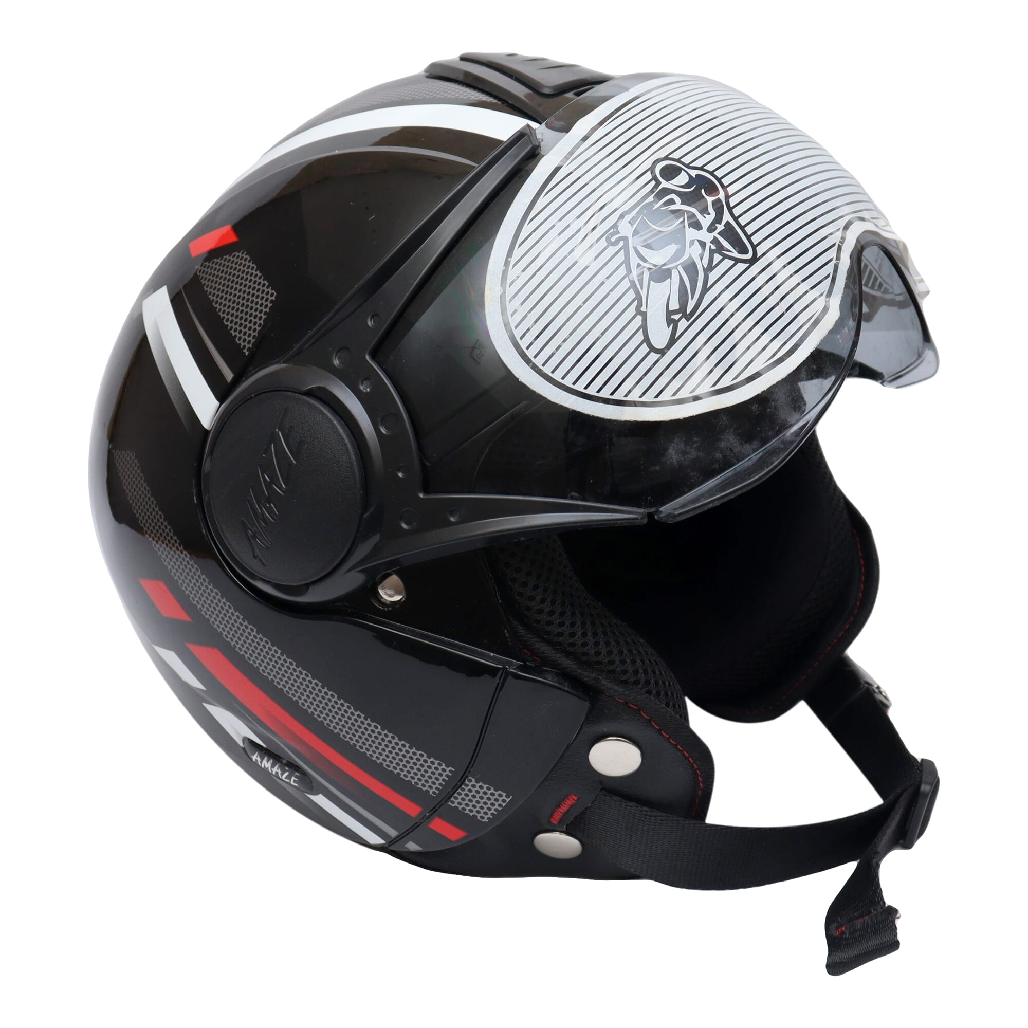 Yeti Helmets Amaze Berve Model Single Visor Half Helmet
