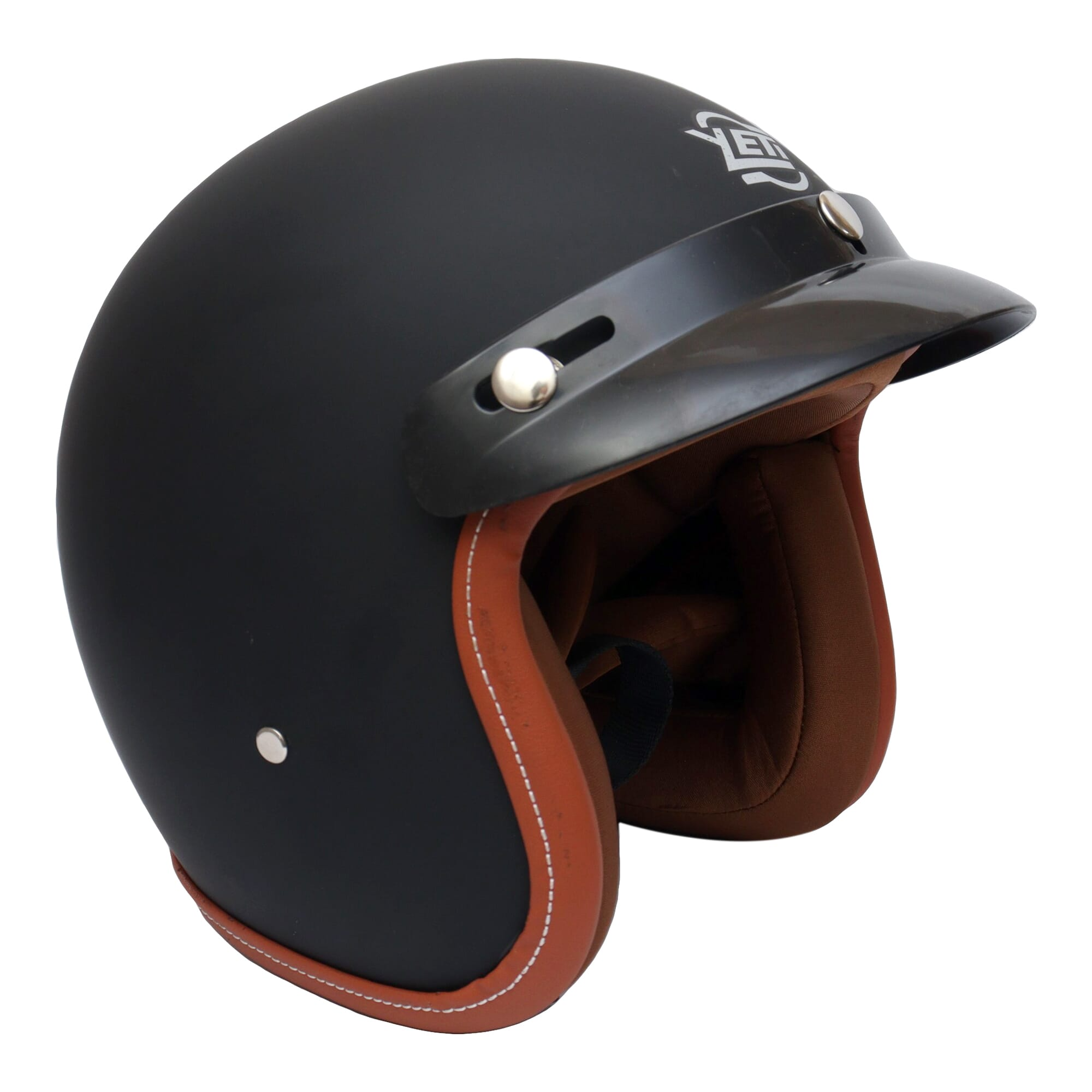 Yeti Helmet Robin Washable Plain Half Helmet With Sun Cap