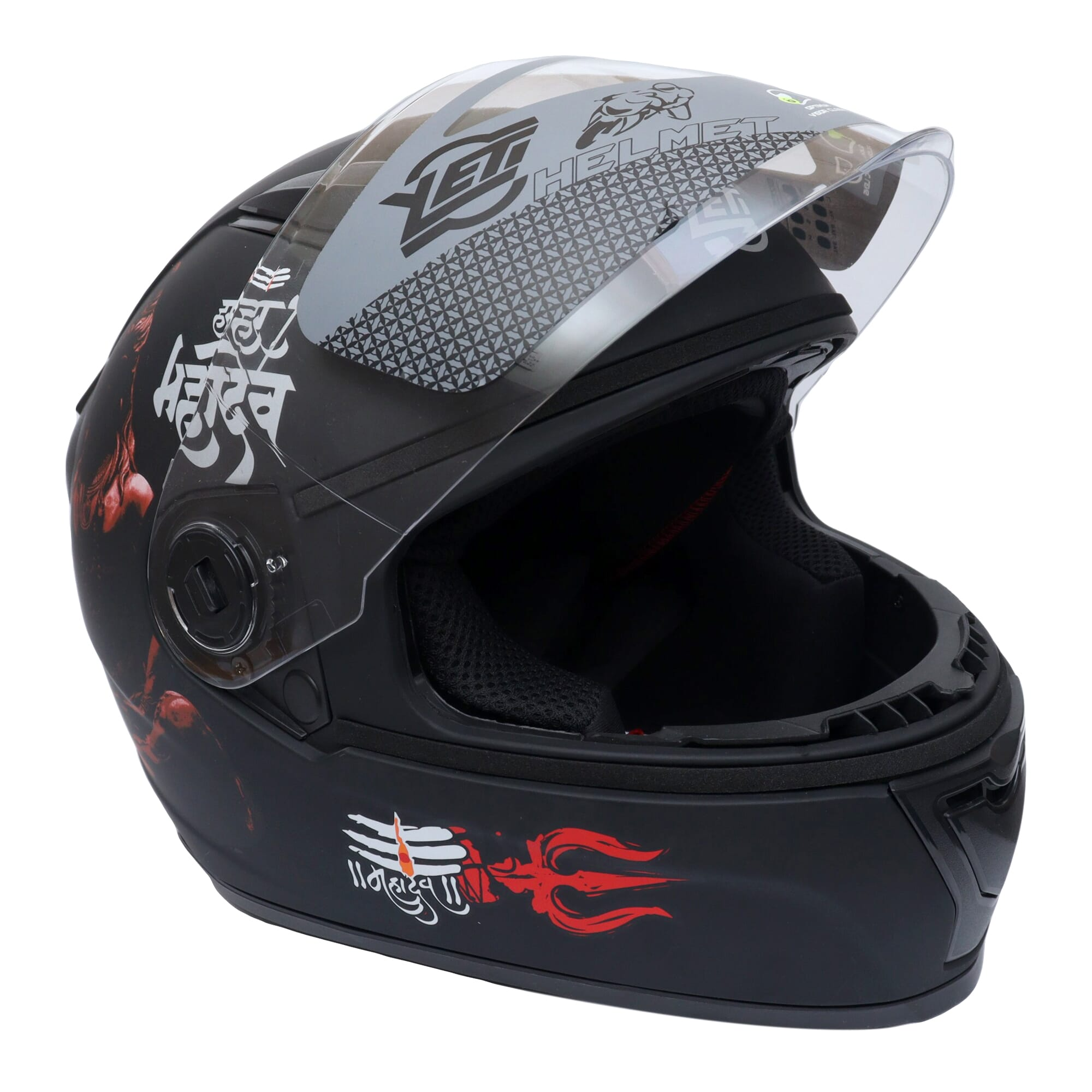 Yeti Helmets Rapid Single Visor Full Helmet (Washable)