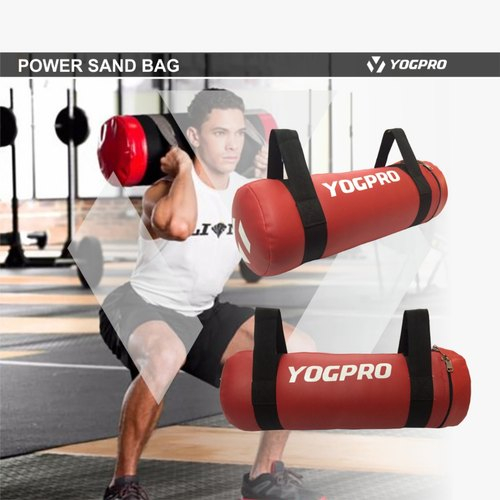 Yogpro Power Bag 20kg Sandbag Weight Training Power Bag with Handles & Zipper Weight Adjustable Fitness Powerbag, Weight Lifting, Running, Exercise, Powerlifting and Functional Workout