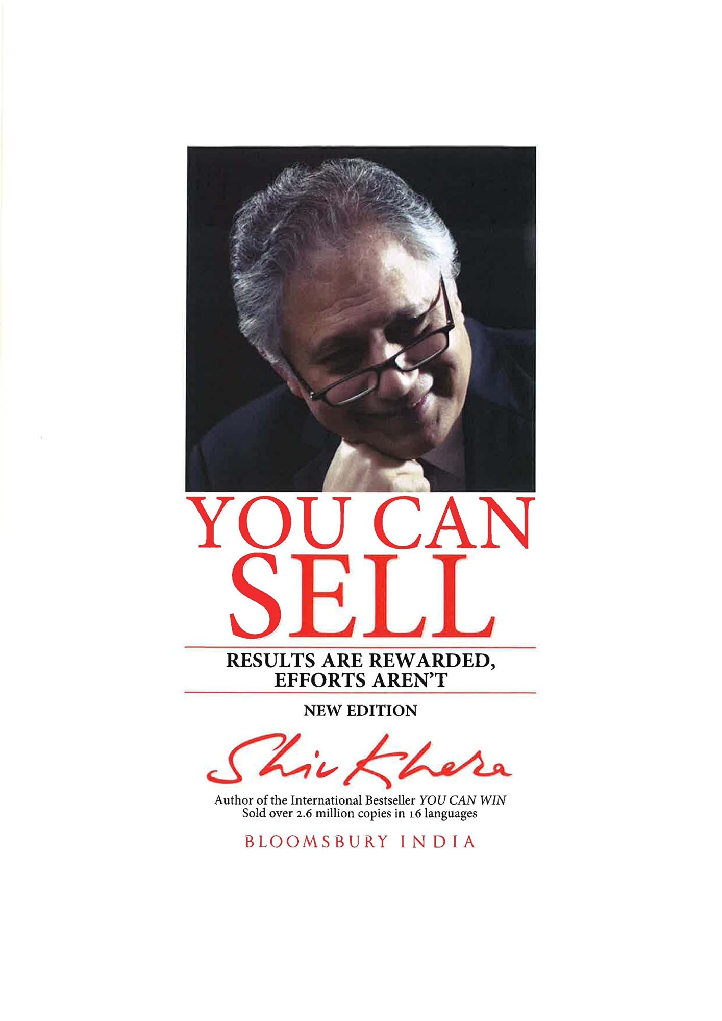 You Can Sell: Results are Rewarded, Efforts Aren't by Shiv Khera