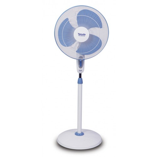 Yasuda Fan YS-ST940H 16 Inch Stand High Speed Fan in Blue and White
