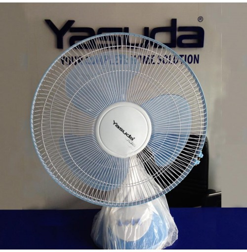 Yasuda Fan YS-TF800N B 16" Inch Table Fan in Blue & White
