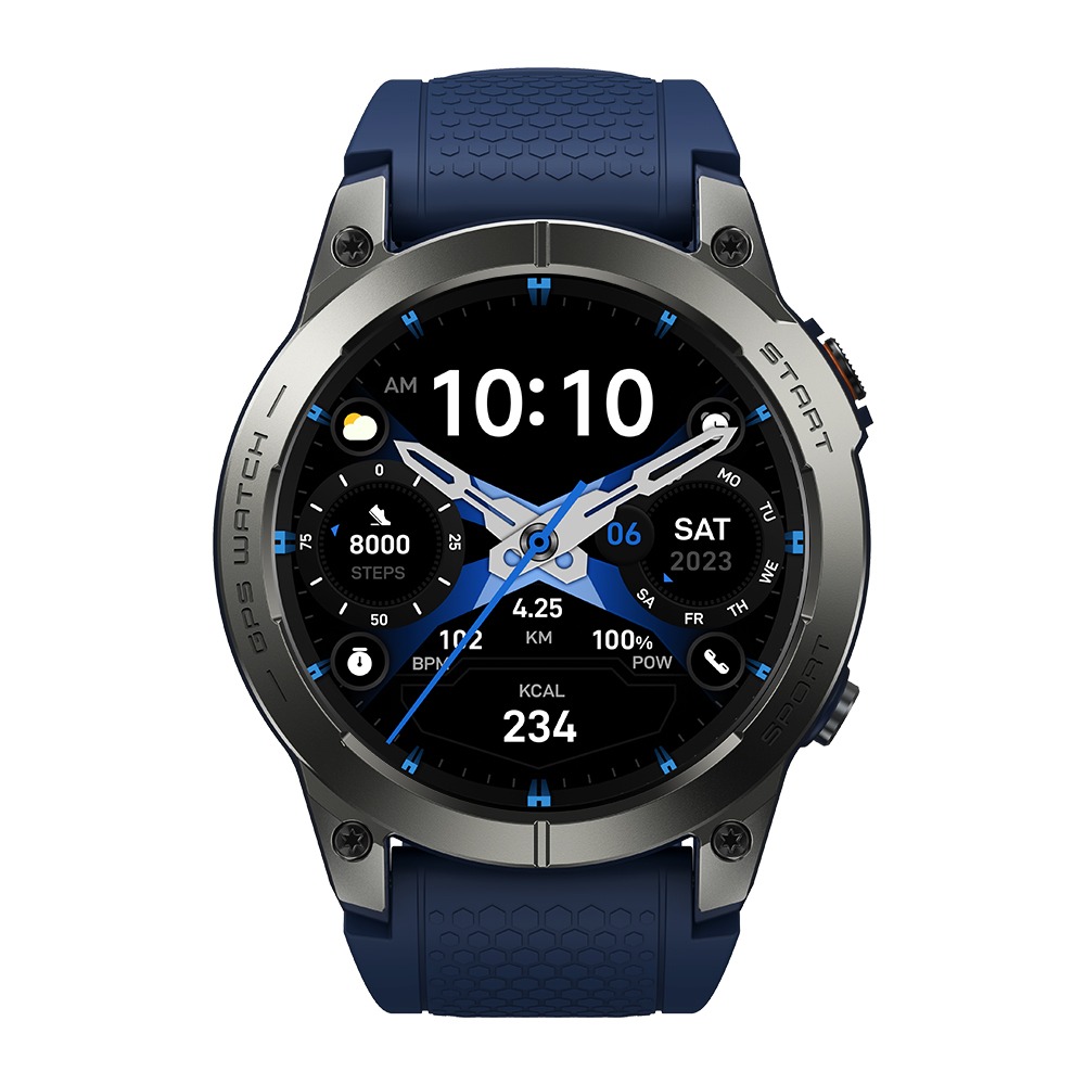 Zeblaze Smartwatch Stratos 3 pro - Ultra HD Amoled Display | Built-in GPS & Route Import