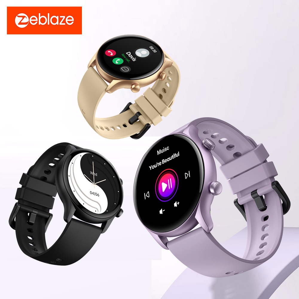 Zeblaze Smartwatch Btalk 3 Plus - Bluetooth Calling | 1.39" Large HD Color Display | IP 68