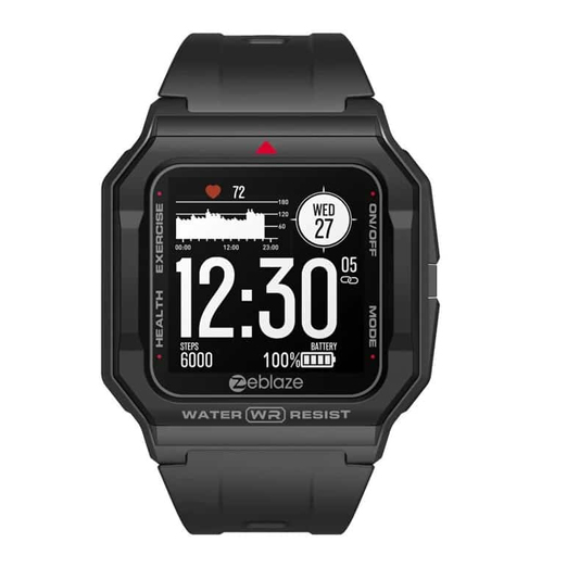 Zeblaze Ares Heart Rate Tracking Smartwatch Multi Watch Face 3 ATM 15 Days Battery Life