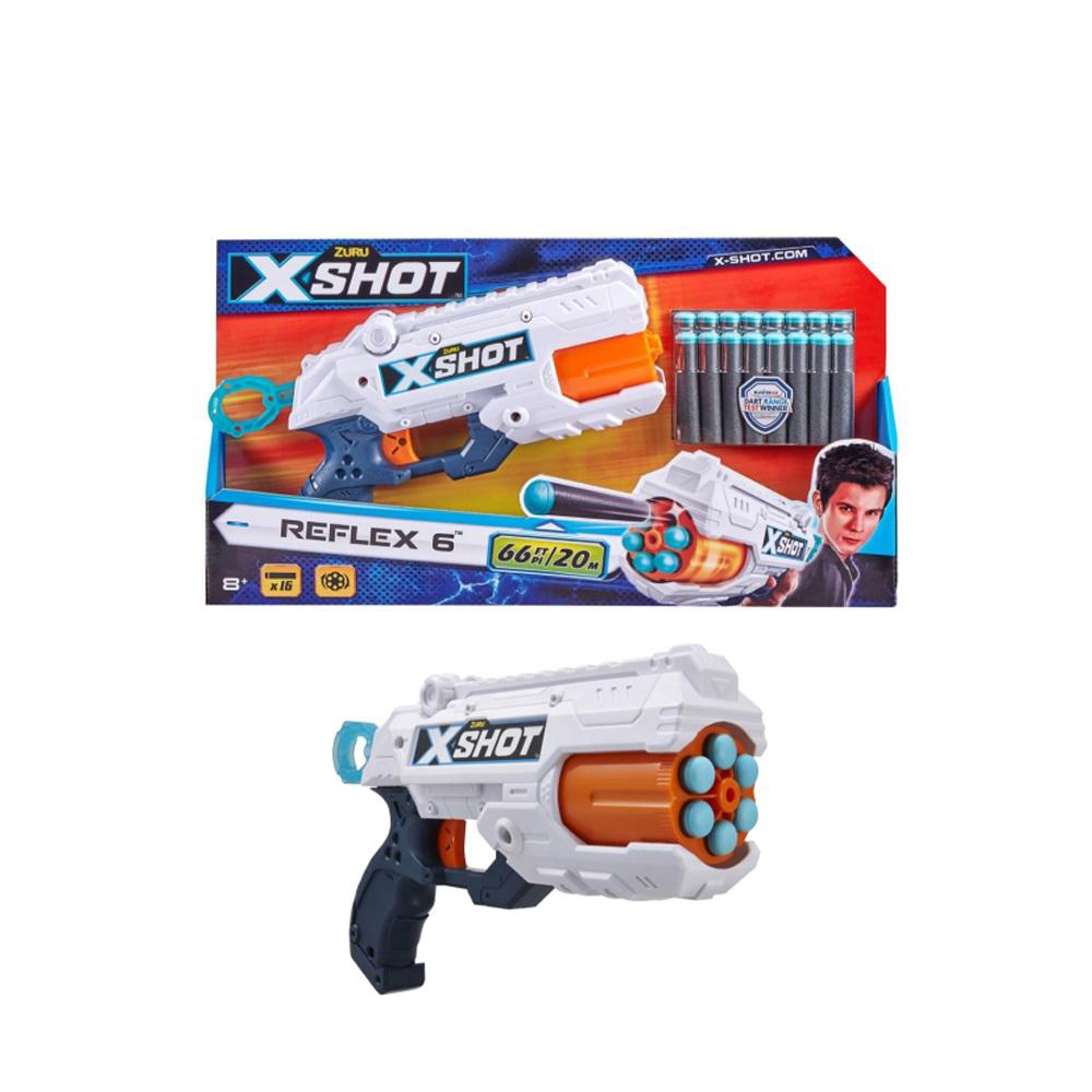 Zuru X-Shot Excel Reflex 6 Toy Gun Blaster Z36433