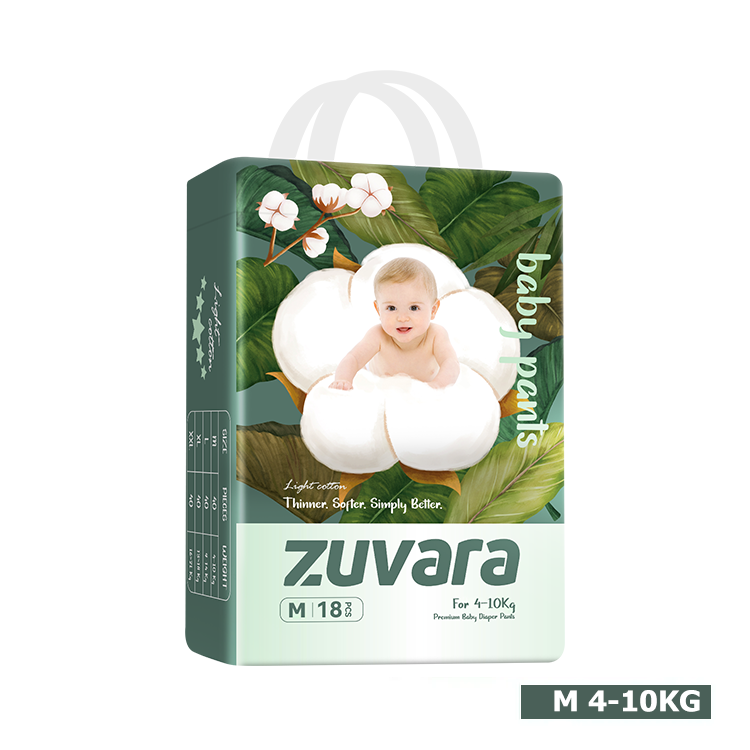 Zuvara Feather Diaper Pants - M Pack of 18