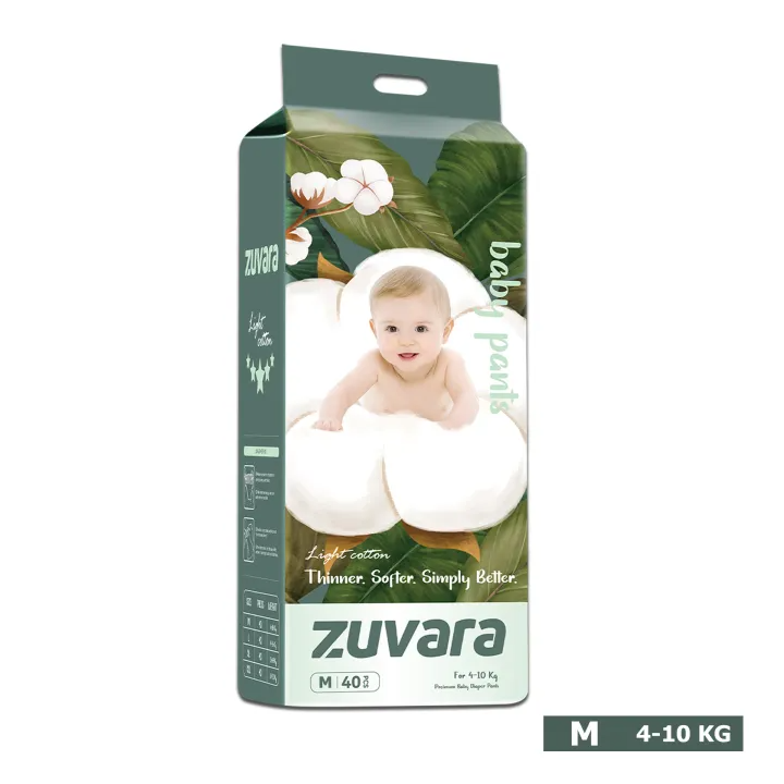 Zuvara Diaper Pant Style Medium 40pcs