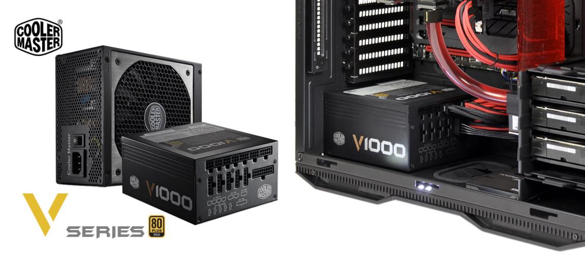 Cooler Master V1000, Full Modular 80+ Gold Certified 1000W Power Supply -  Desktop Parts & Accessories - Laptops & Computers - Electronics
